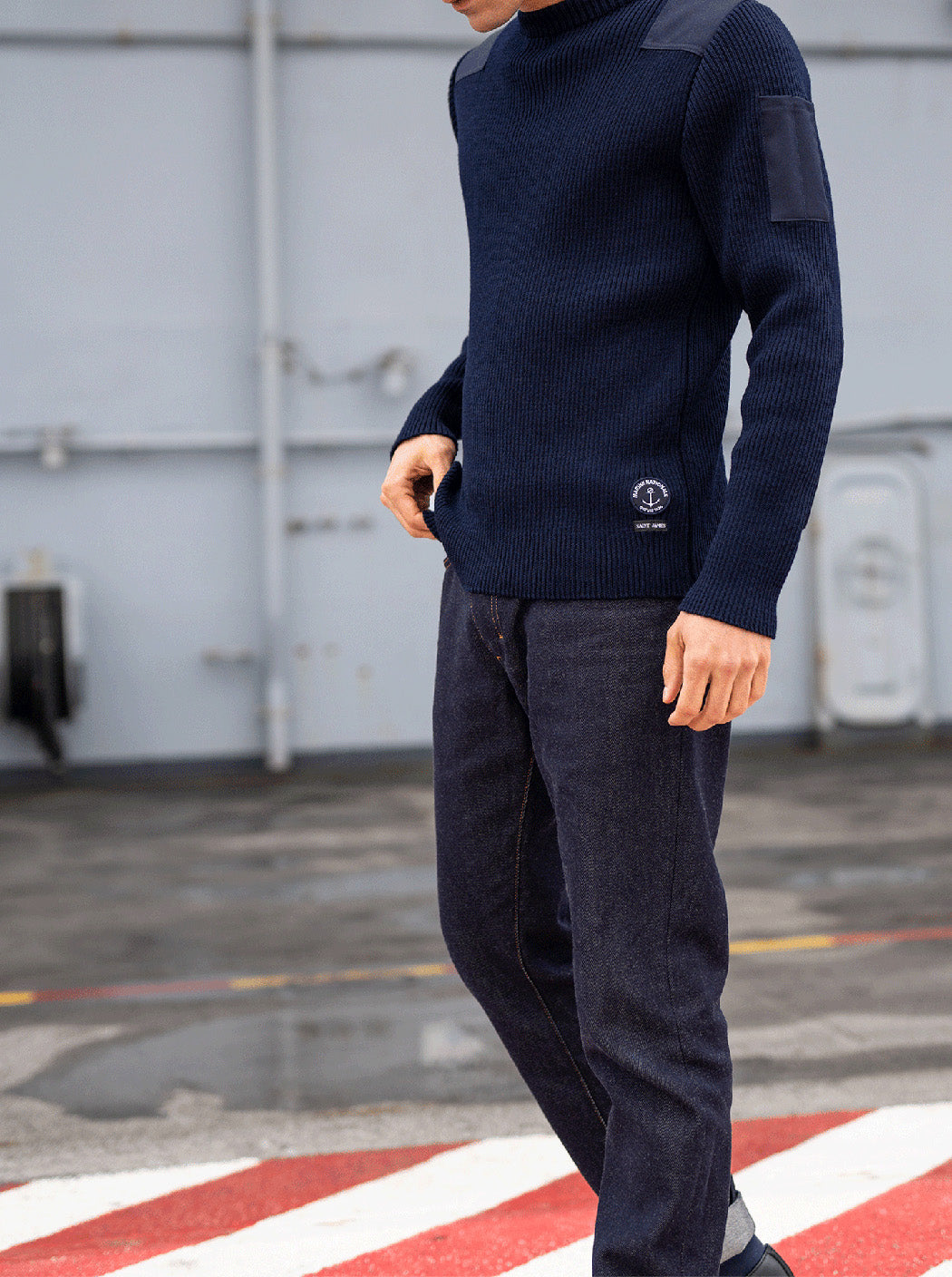 Pull Marine Nationale Homme Marine Nationale Pull Saint James Bleu