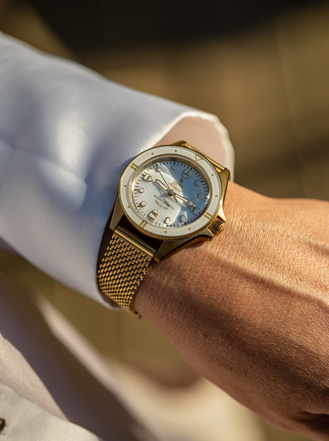 Montre à quartz 400 ans « Navygraf Femme »
