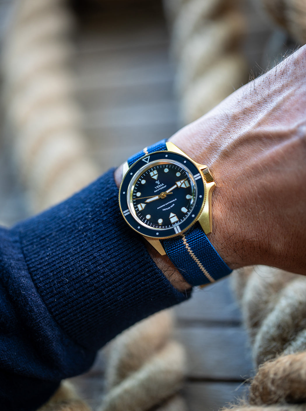 Montre à quartz 400 ans « Navygraf Homme »