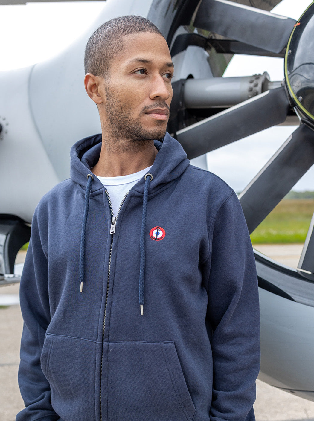 Sweat zippé « Dauphin »