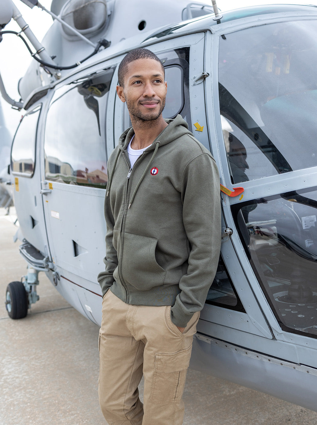 Sweat zippé « Dauphin »