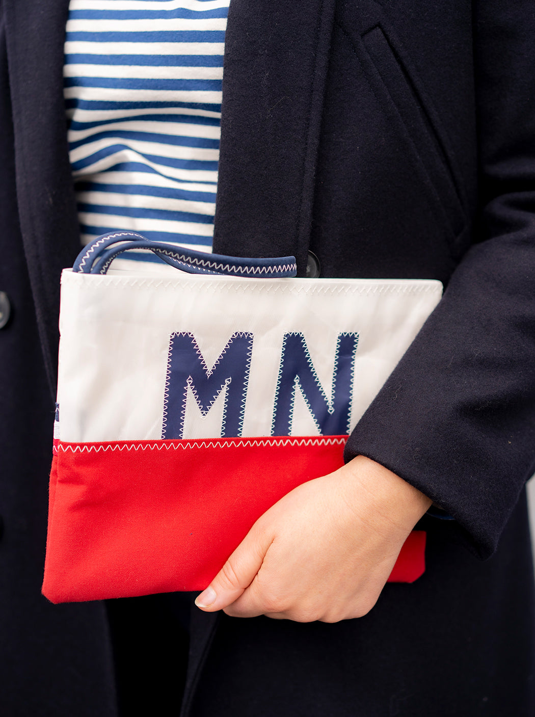 Pochette en voile et toile « Clipperton »