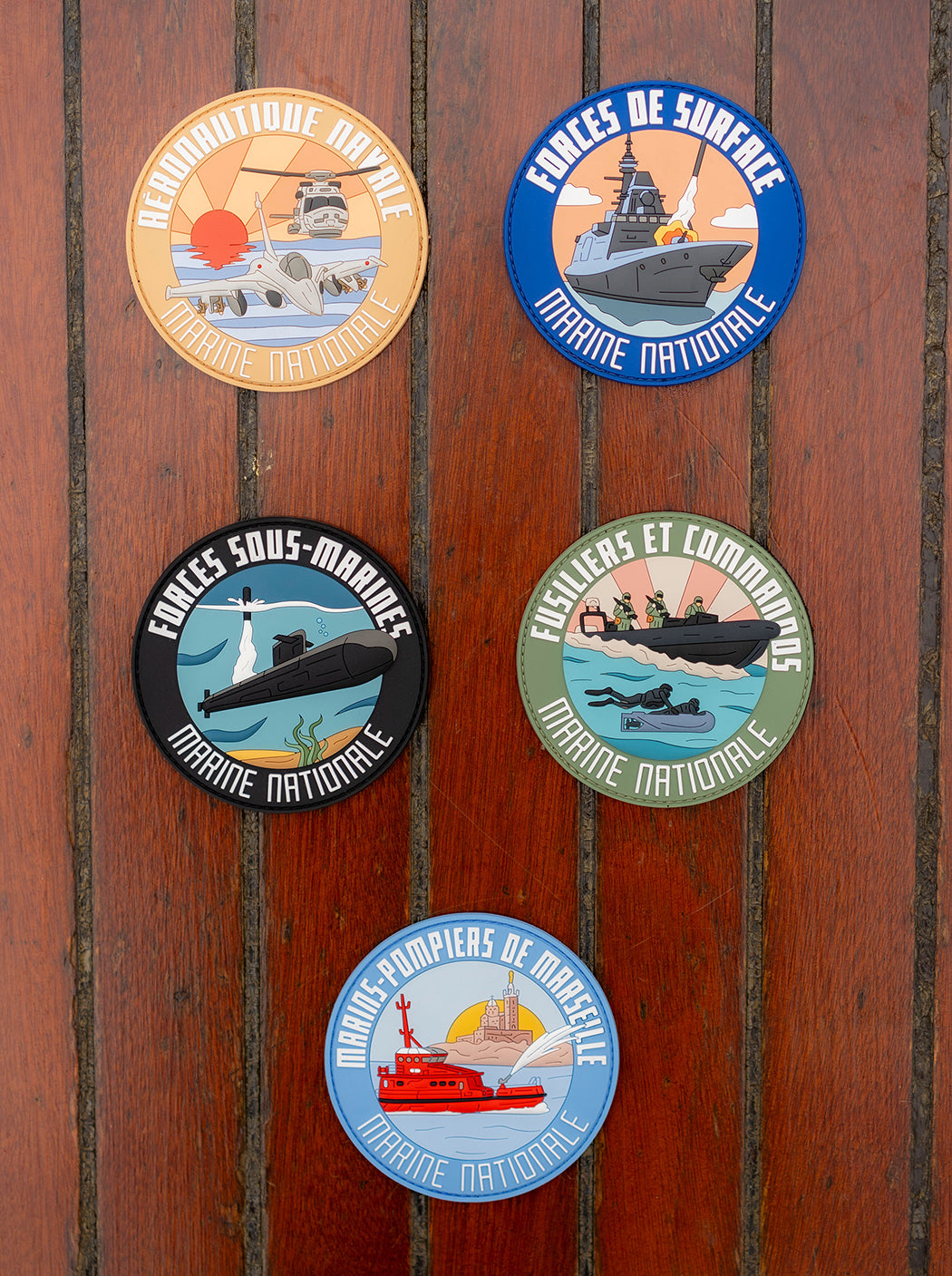 Patch PVC « Fusiliers & Commandos »