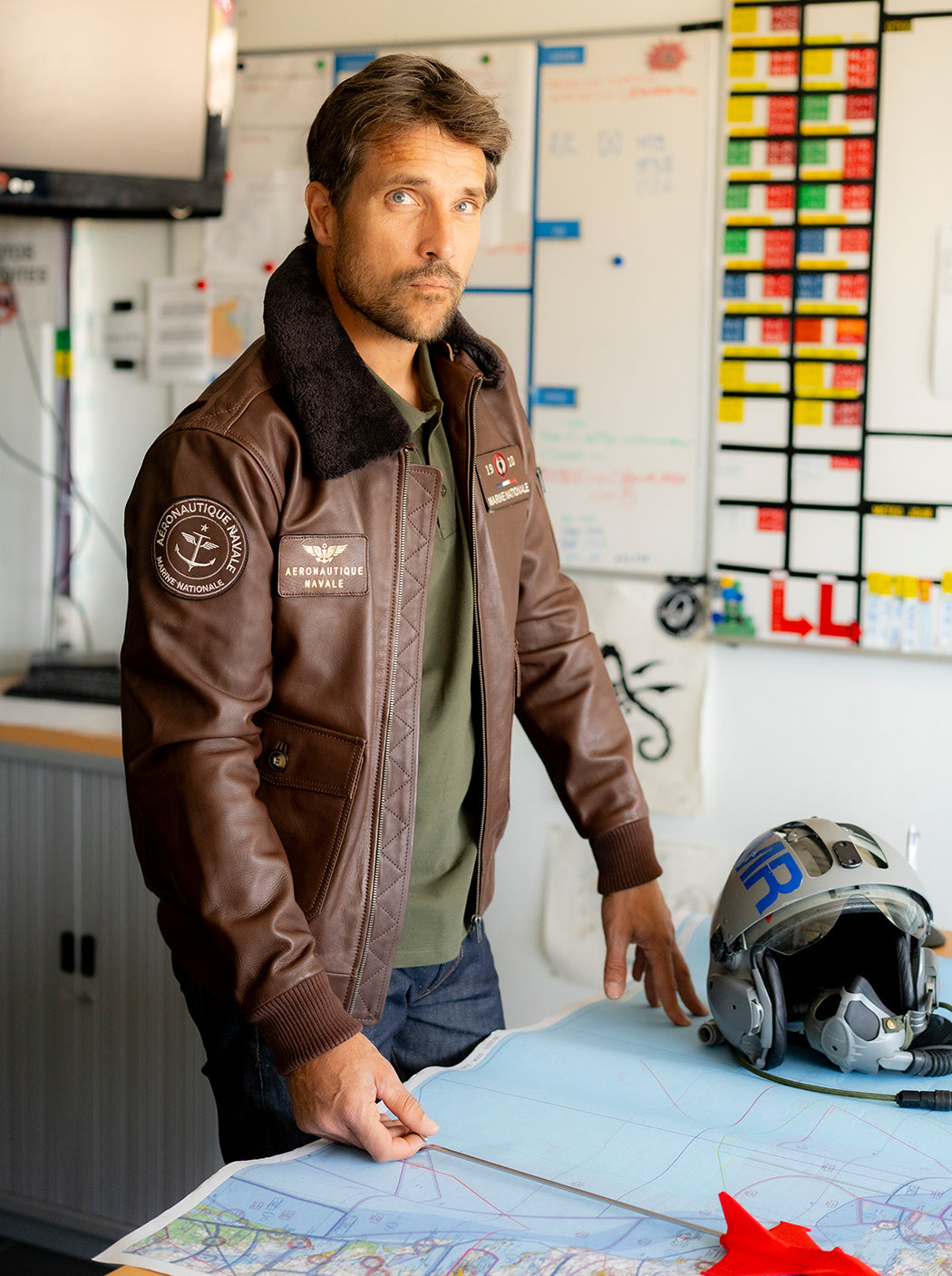 Blouson en cuir « Paul Teste »