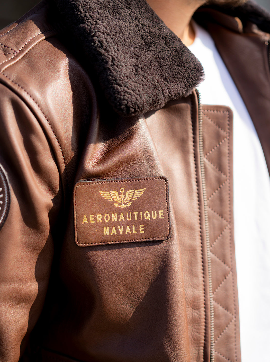 Blouson en cuir « Paul Teste »