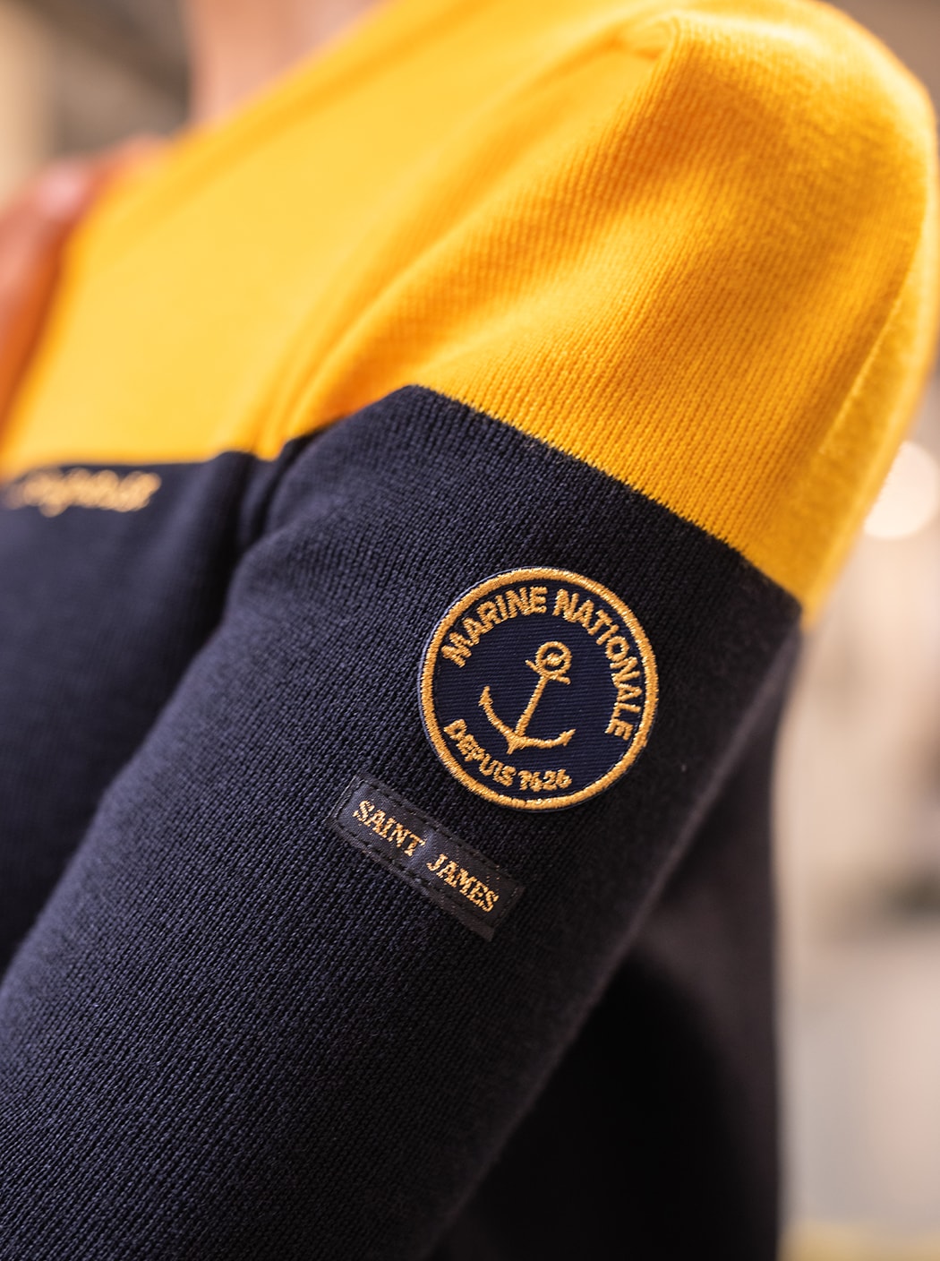 Pull « La Fougueuse » #couleur_Jaune – Marine