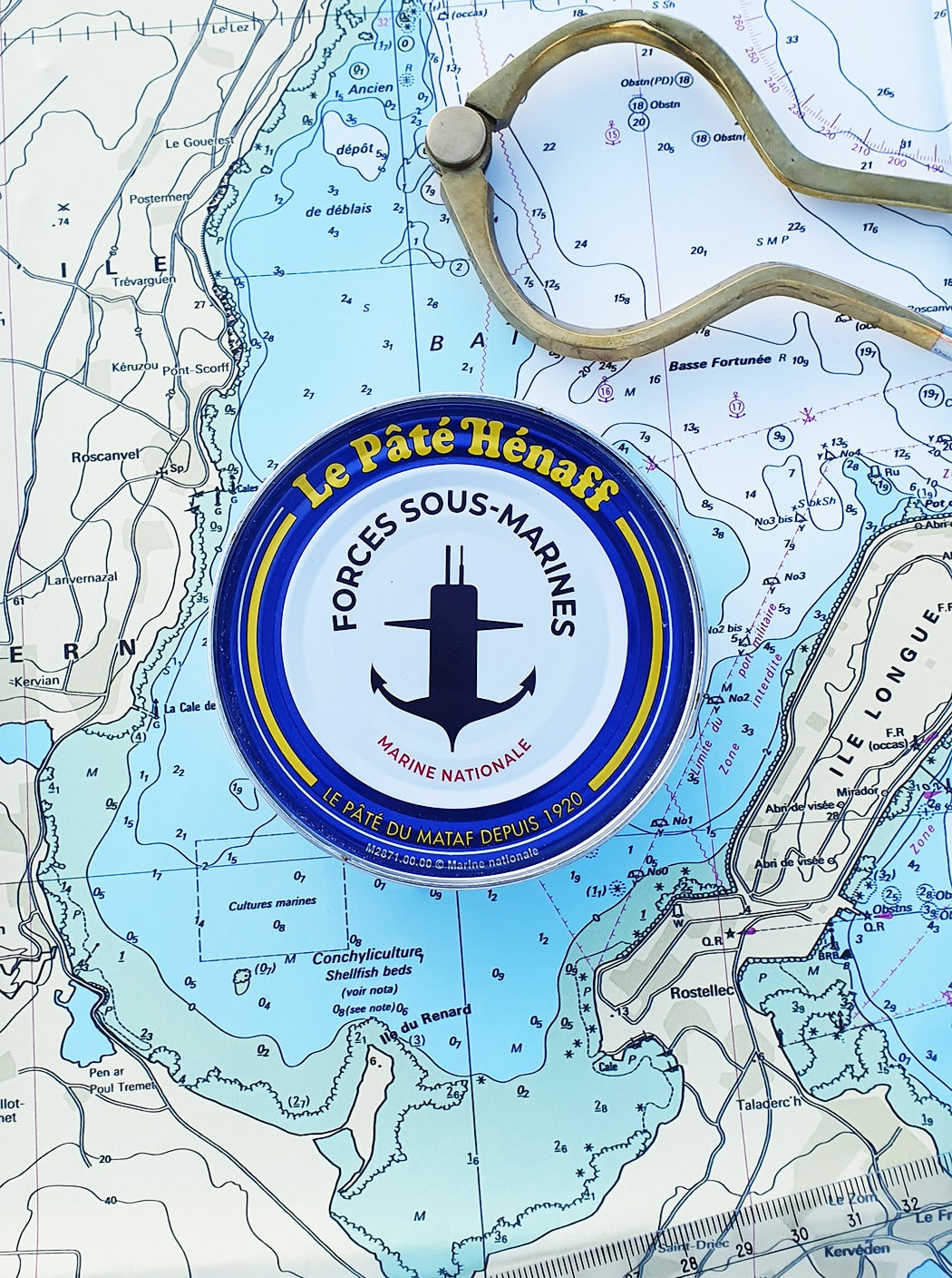 Le Pâté Hénaff « Forces sous-marines »