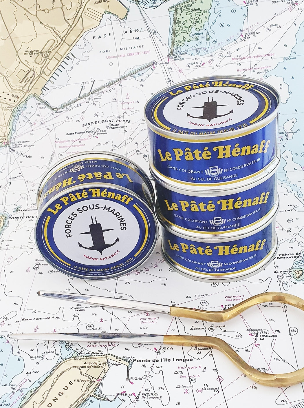 Le Pâté Hénaff « Forces sous-marines »