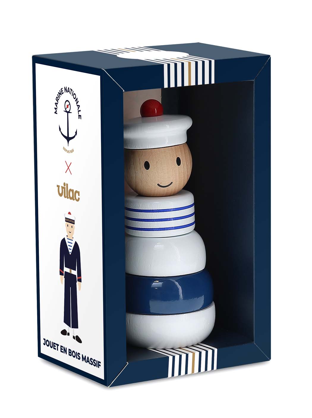 Matelot empilable en bois