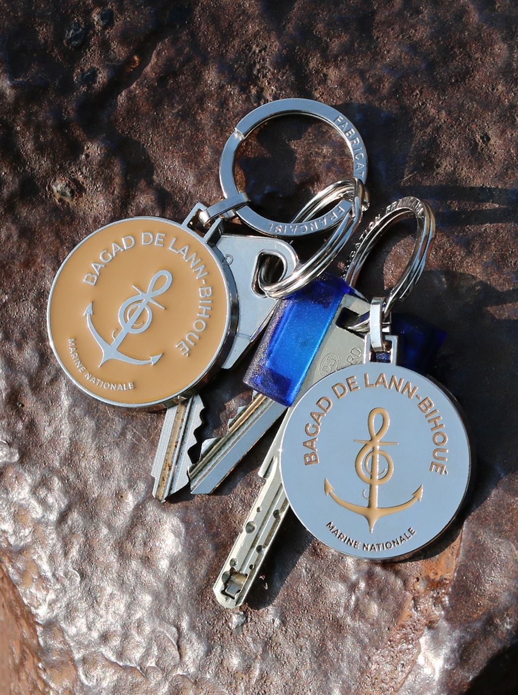 Porte-clés motif « Bagad de Lann-Bihoué »