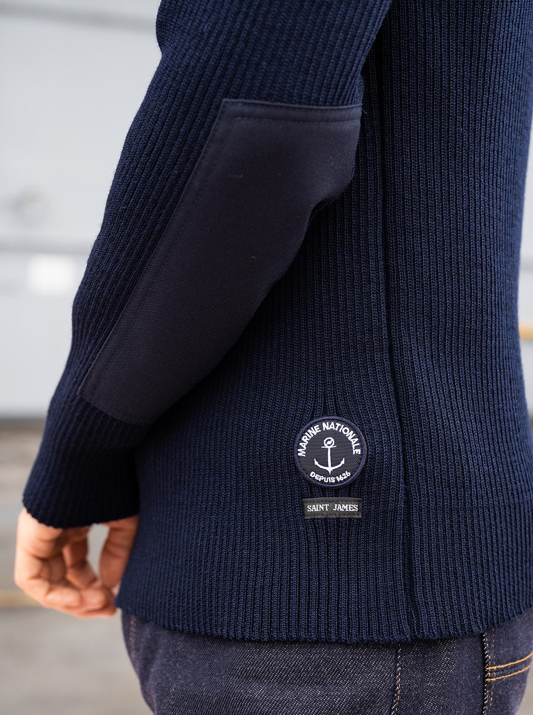 Pull marin « Sonar » #couleur_Marine