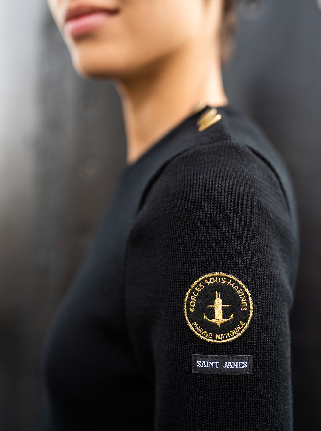 Pull marin uni « Astrolabe » #couleur_Écume