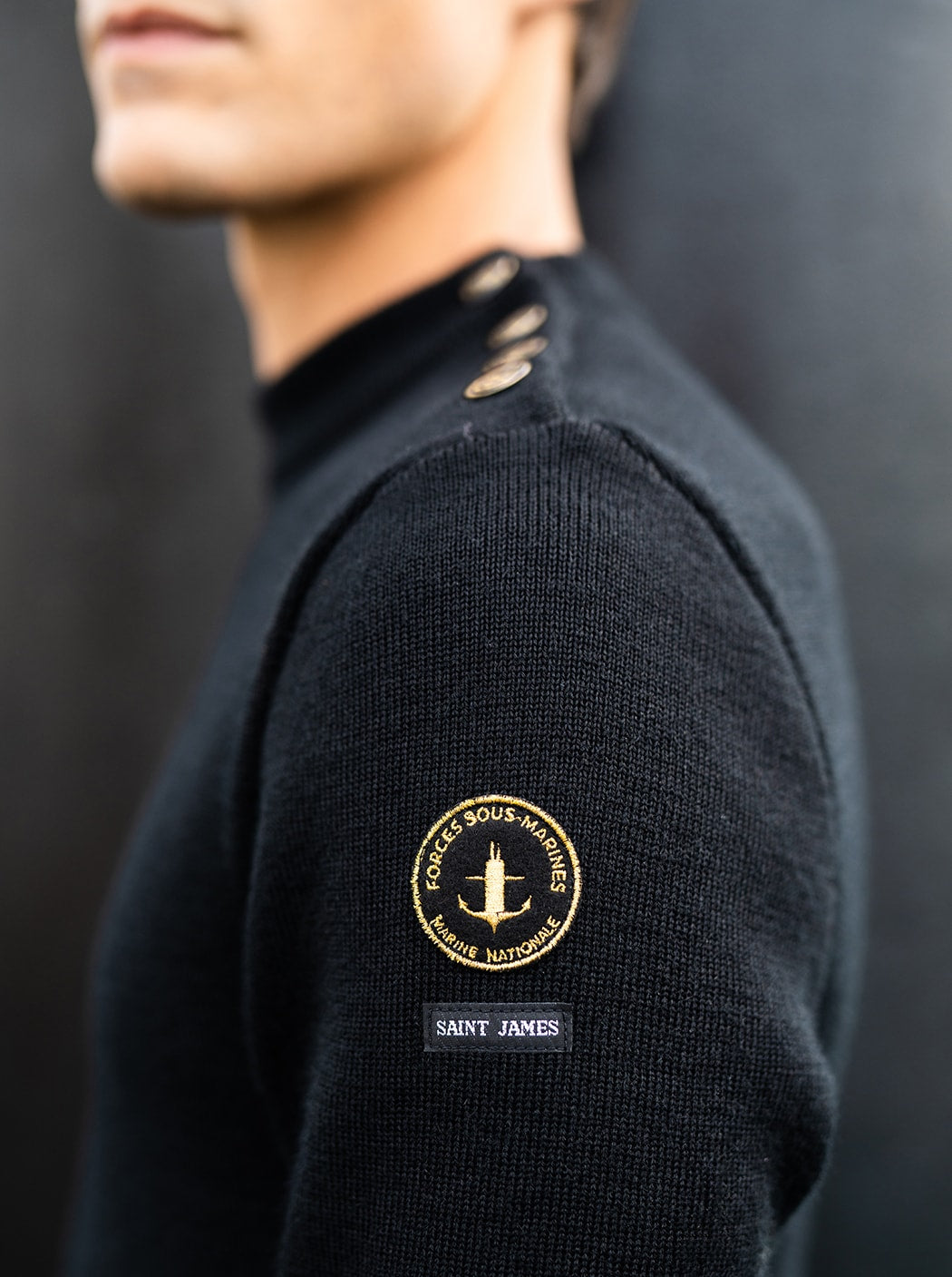 Pull marin uni « Compas » #couleur_Écru