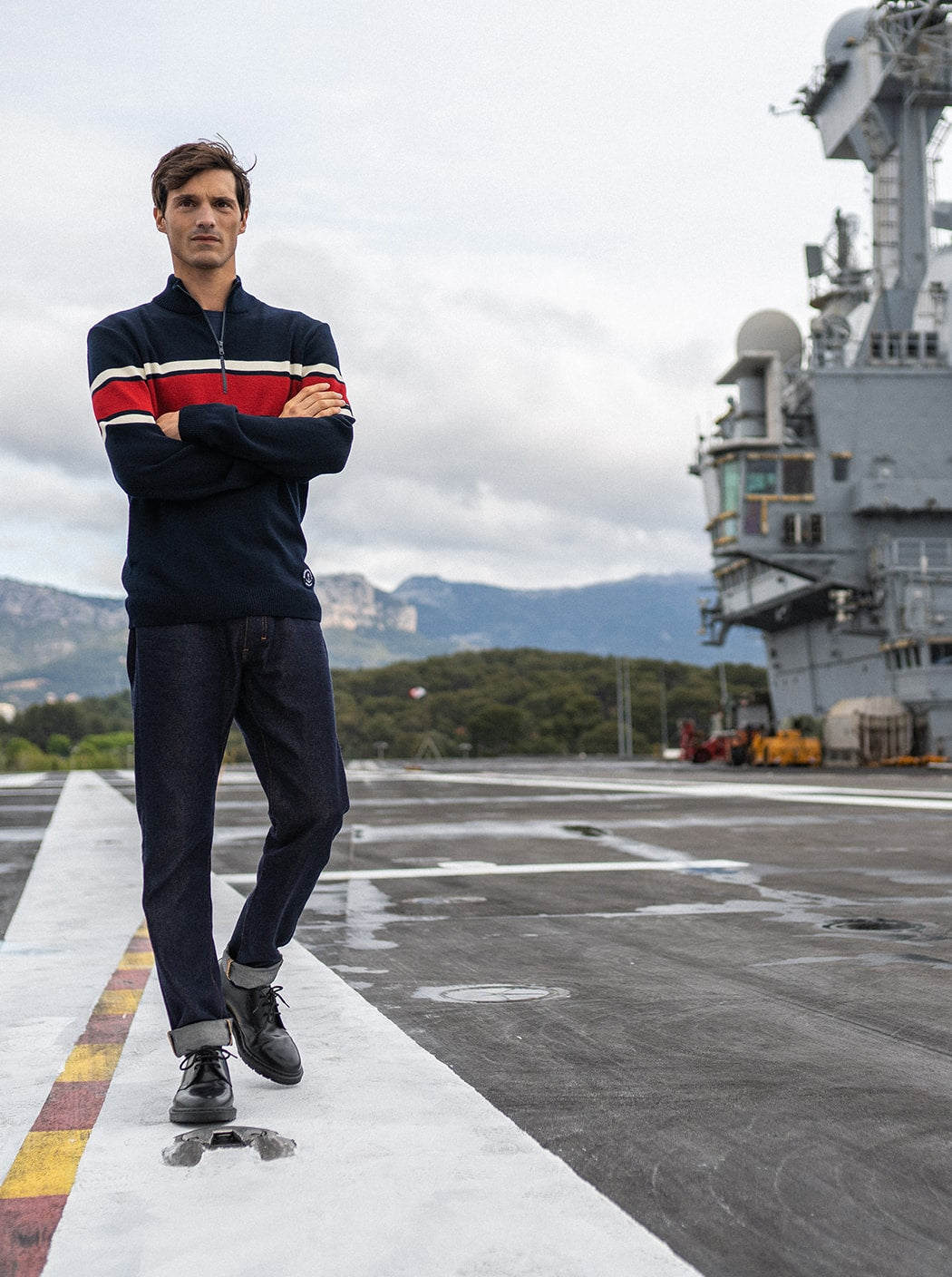 Pull « Octant » #couleur_Marine