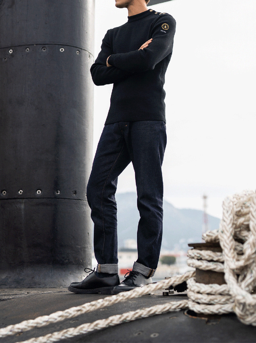 Compas Pull Marin Saint James Compas Saint James Marine Nationale