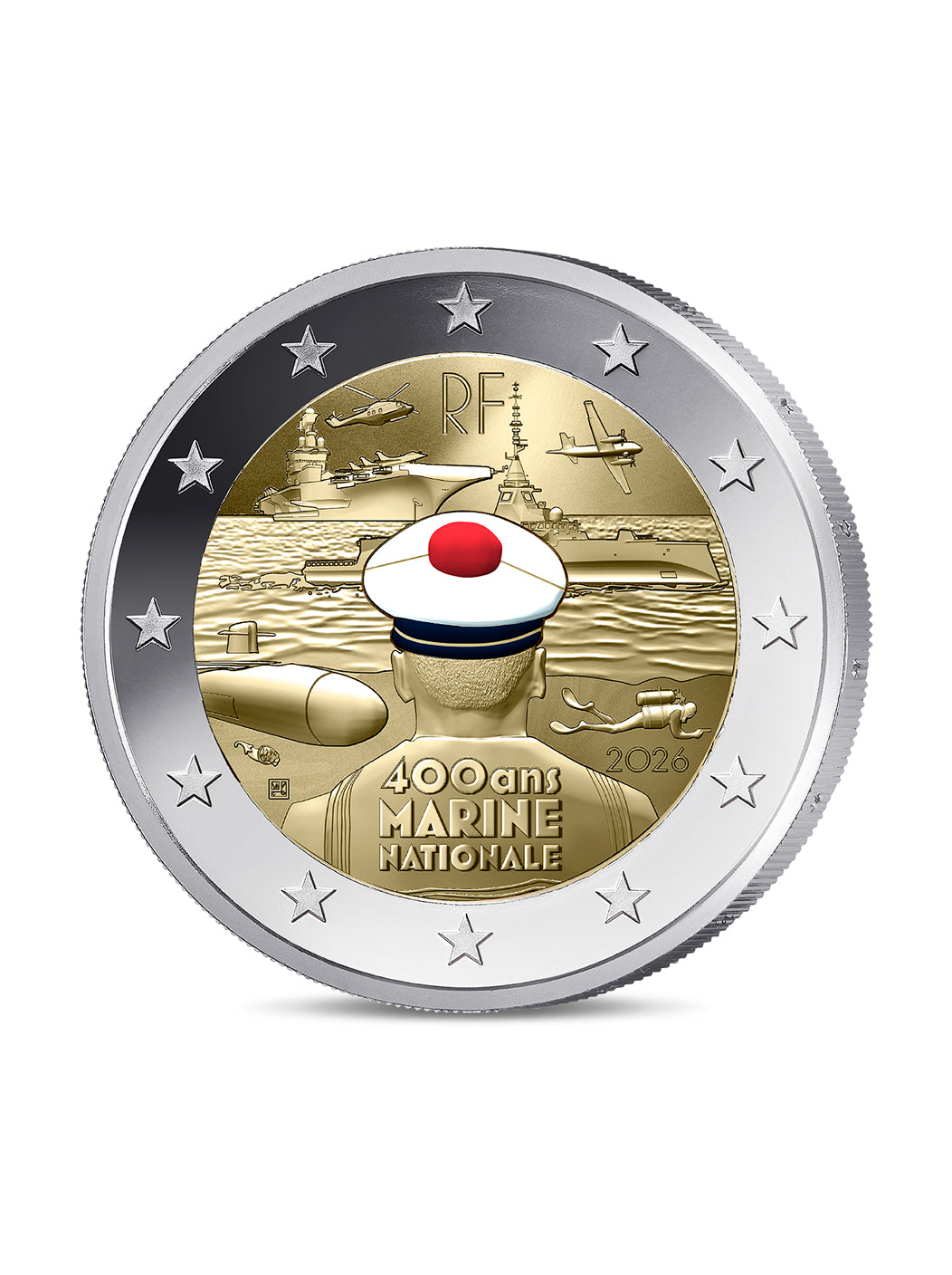 Pièce de monnaie BE « Marine nationale »
