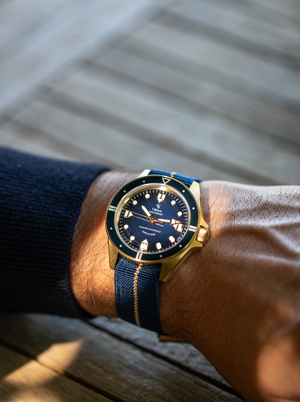 Montre à quartz 400 ans « Navygraf Homme »