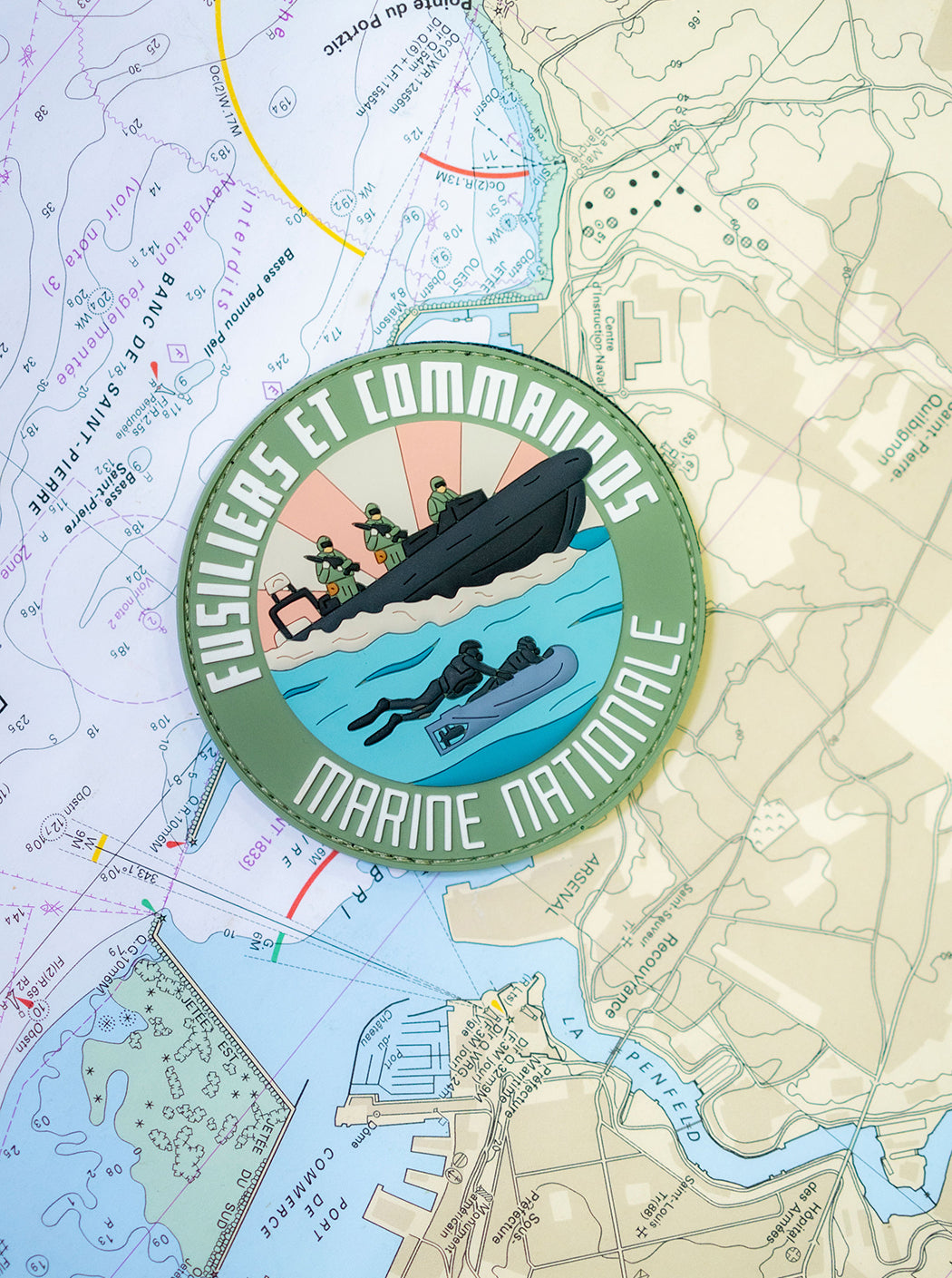 Patch PVC « Fusiliers & Commandos »