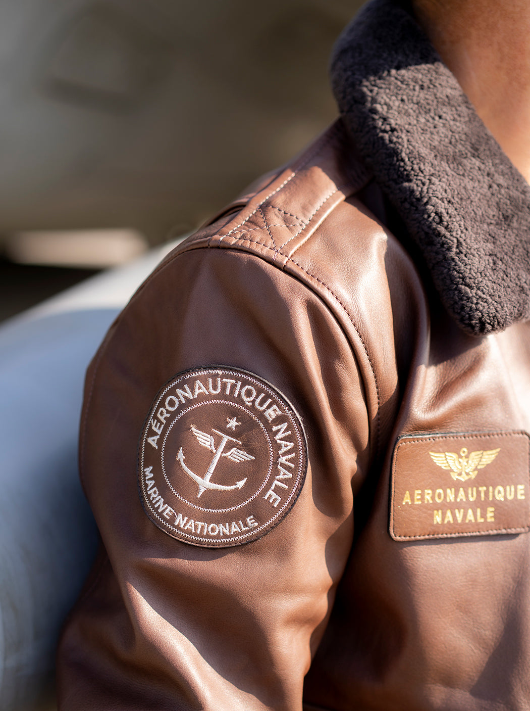 Blouson en cuir « Paul Teste »