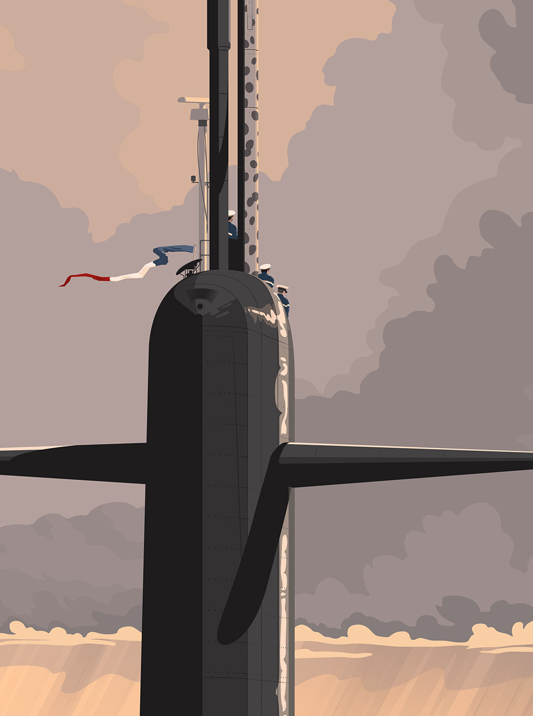 Affiche « Départ »