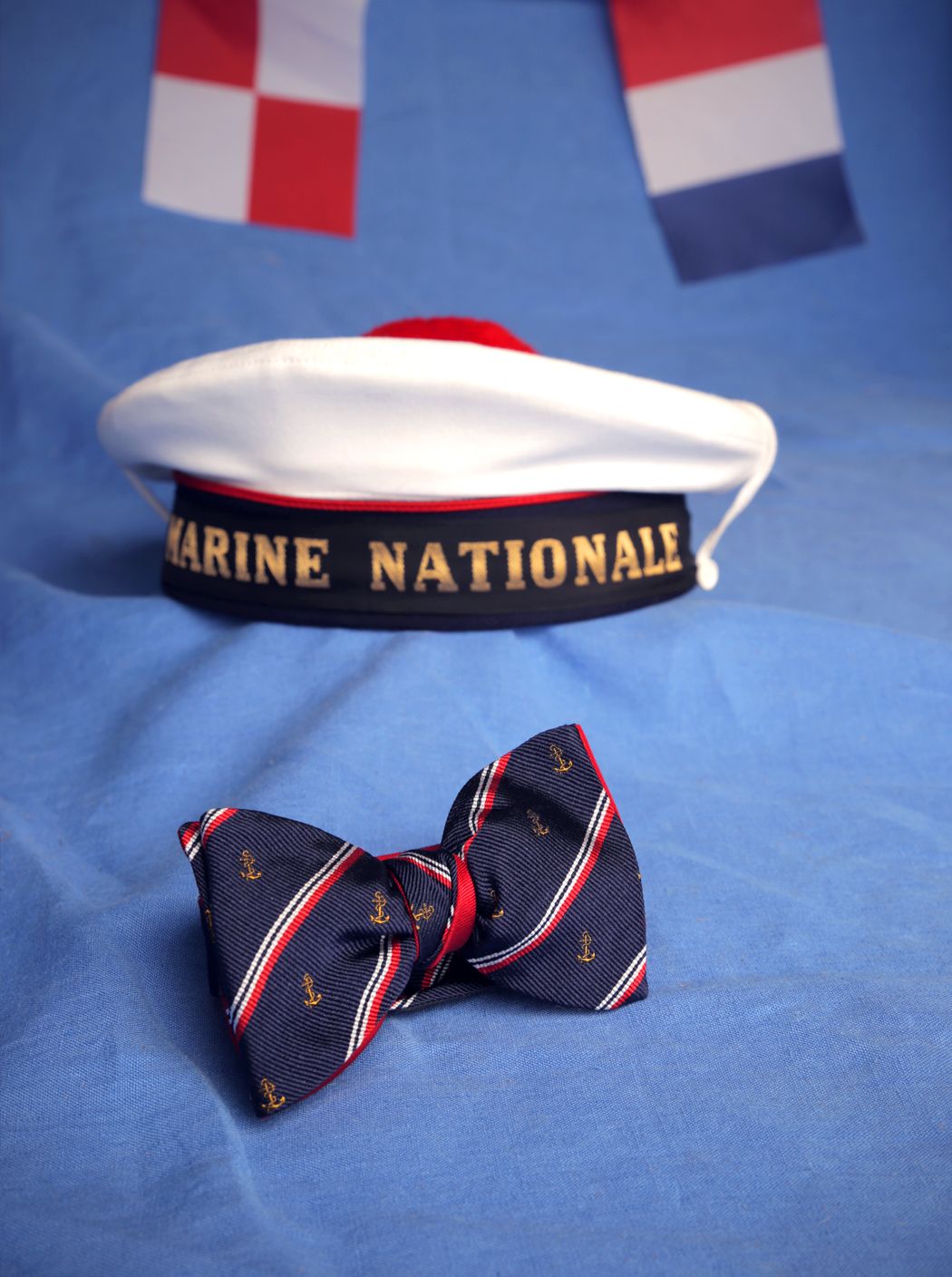 Nœud papillon « Marine nationale »