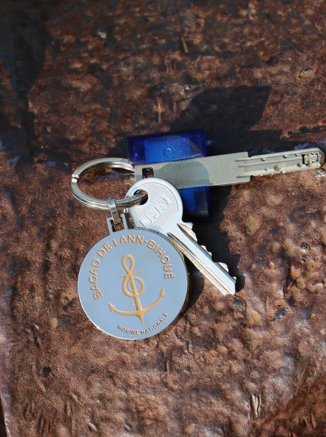 Porte-clés motif « Bagad de Lann-Bihoué »
